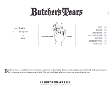 Tablet Screenshot of butchers-tears.com